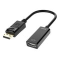 DP to HDTV Adapter Converter 4K 1080P Male to Female Display Port to HDMI-compatible Video Audio Adapter Cable For PC TV Laptops Zpaxo DP to HDTV