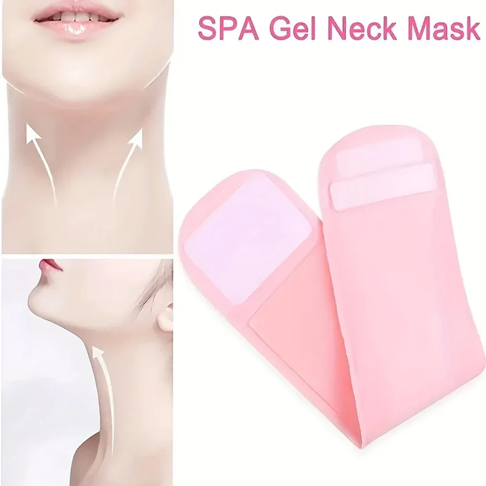 Silicone Nursing Neck Pad Strap Tightening Reusable Gel Spa Mask Zpaxo