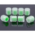 8-Pack Fluorescent Tire Valve Stem Caps – Luminous & Leak-Proof