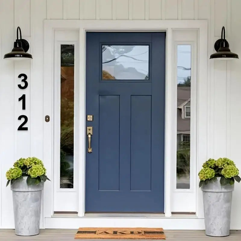 Floating Address Houses Number,Metal Modern Houses Number with Set for Door Garden Mailbox Decors Visibility Signage Zpaxo