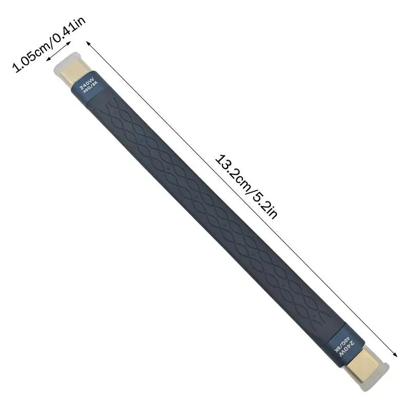 USB4 Cable 240W PD 40Gbps 8K – Thunderbolt 4/3 Type-C