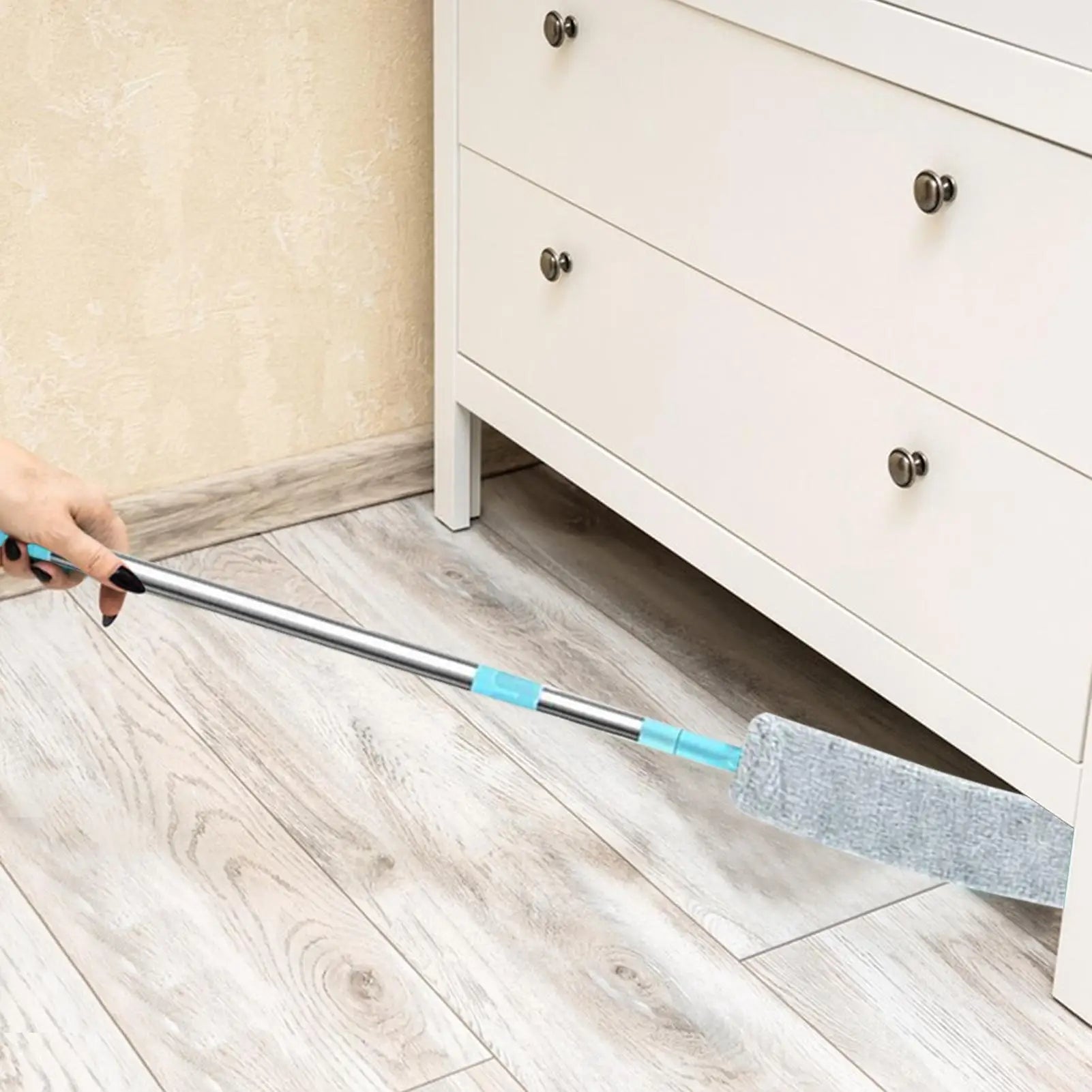 Extendable Duster Under Appliances Long Handle Dusting Wand Reusable