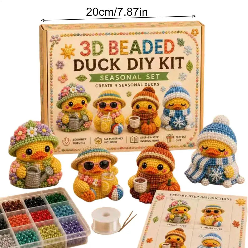 Bead Animal Making Cute Duck Handmade Toys Embroidery Jewelry Craft Zpaxo C China Mainland
