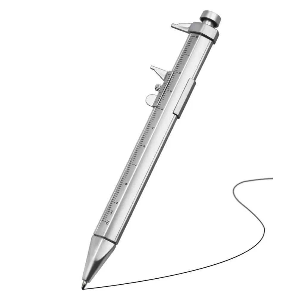 1 Caliper Ballpoint Pen Precise Measurement Range 0- Multifunction Zpaxo black