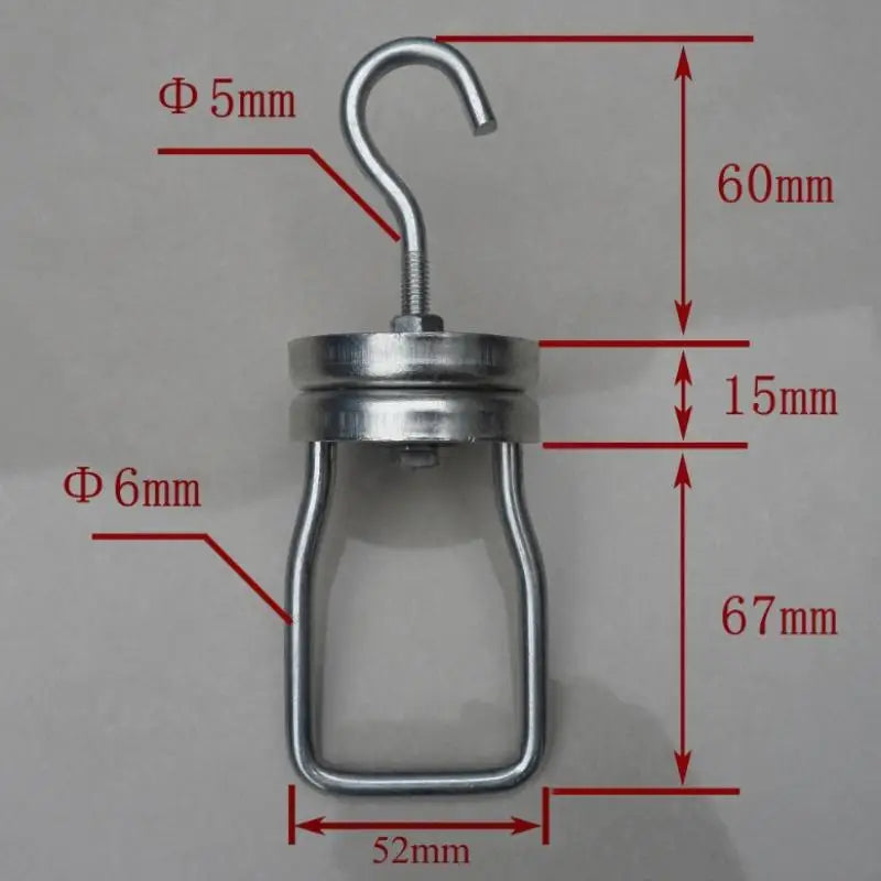 CM1PC Steel Heavy Duty Rotating Spinner Hook Painting Powder Coating Zpaxo B