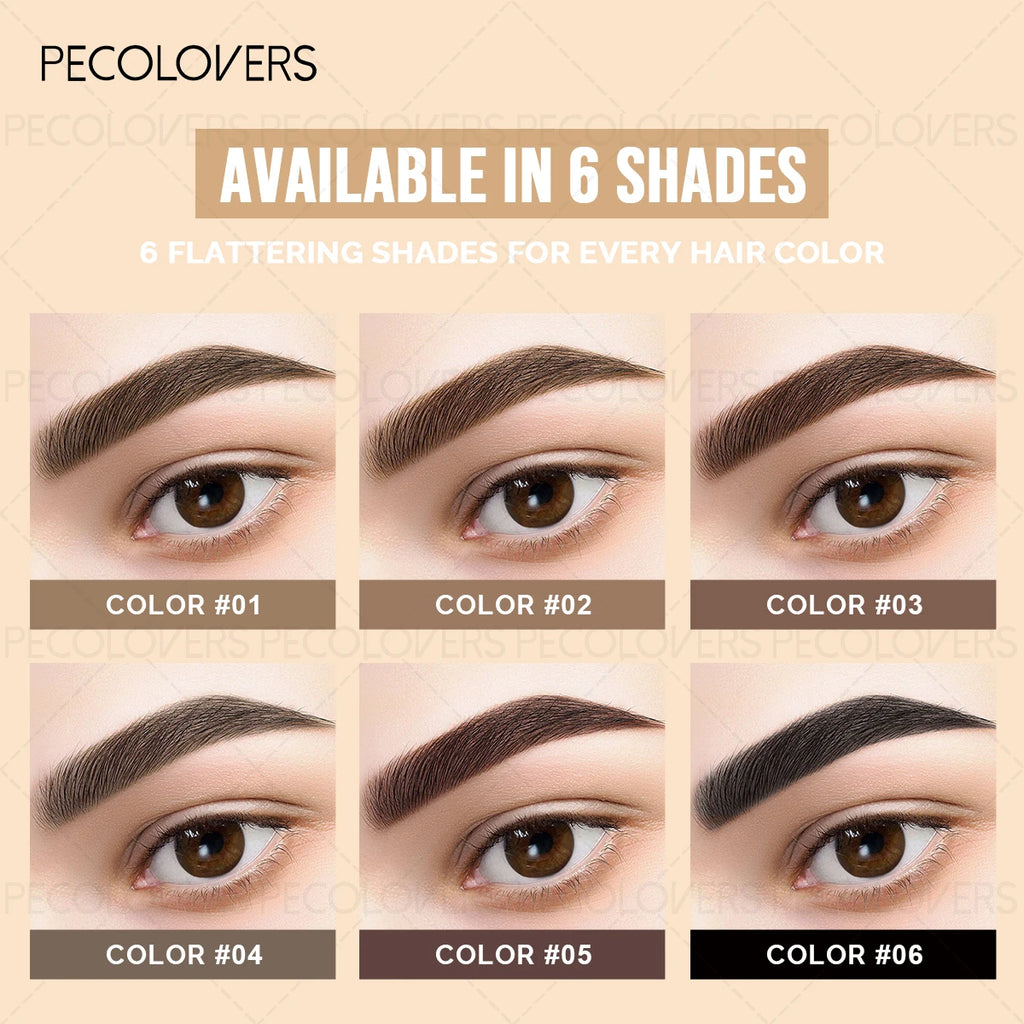 1PC Quickly Dry, Clear Roots, Waterproof, Soft Tip, Quarter-fork Eyebrow Pencil, A Must-have Makeup Tool for Daily Use Zpaxo