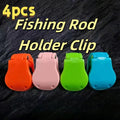 Lure Rod Organizer - Multi-Function Fishing Pole Holder Clip, Protector & Fastener for Casting/Jigging Rods Zpaxo 4pcs