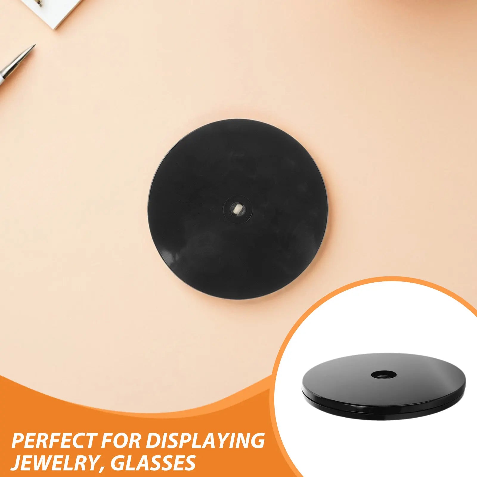 Rotating Swivel Stand Ball Bearings Plastic Turntable Display