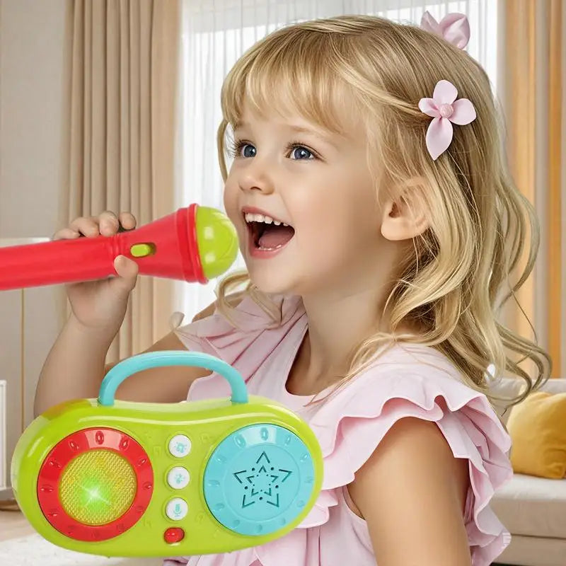 Microphone Toy Multi-functional Karaoke Speaker Singing Machine Zpaxo