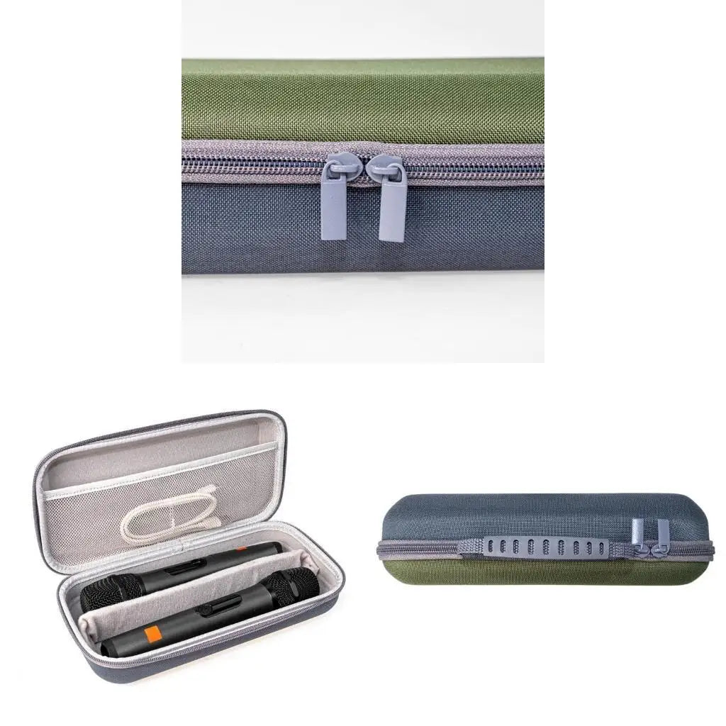 652F Portable Microphone Carrying Case EVA Shell with Soft Shockproof Lining Adjustable Divider For Travel Performances Zpaxo China Mainland