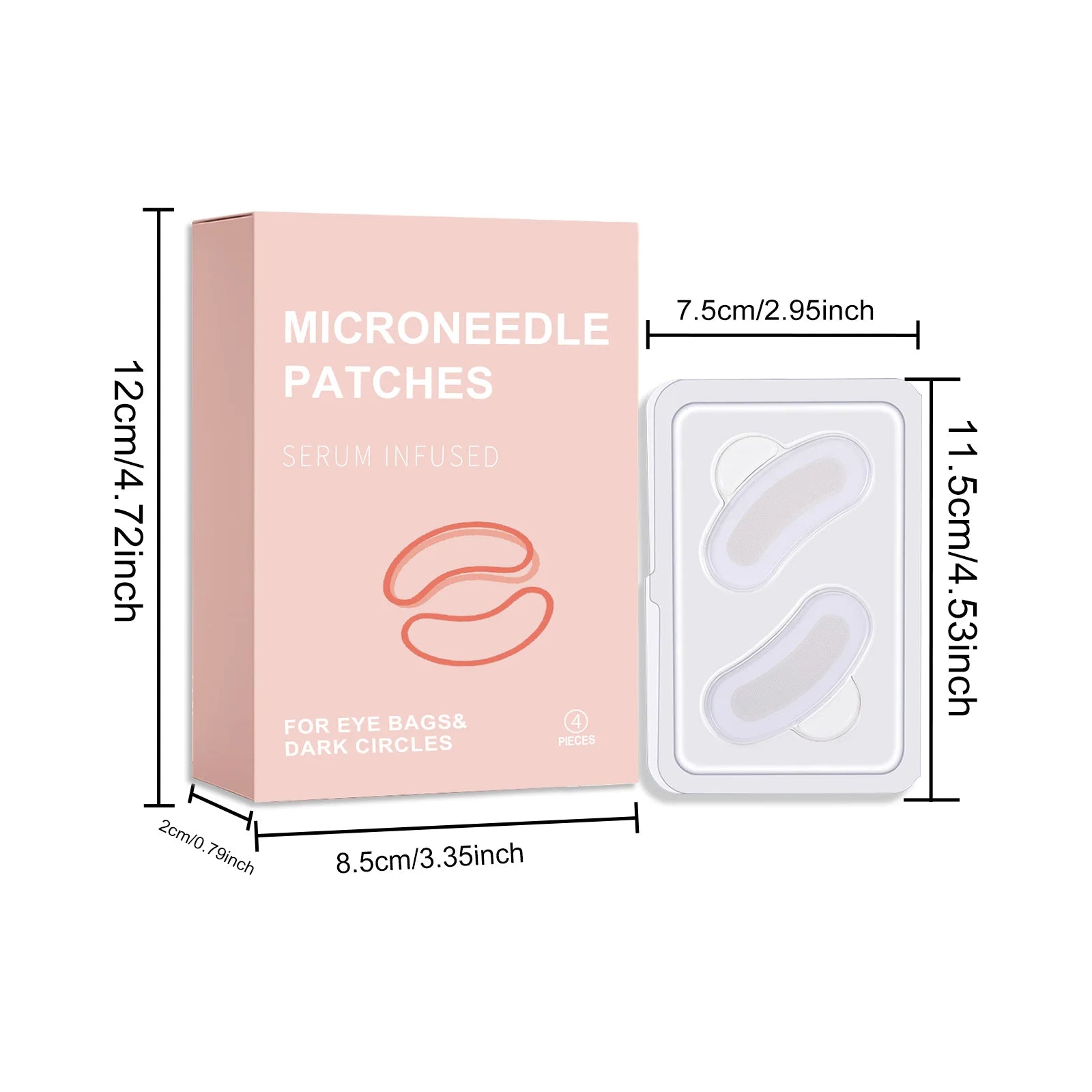 Retinol Microneedle Eye Patches – Dark Circles & Anti-Aging Microneedle Eye Patches Zpaxo