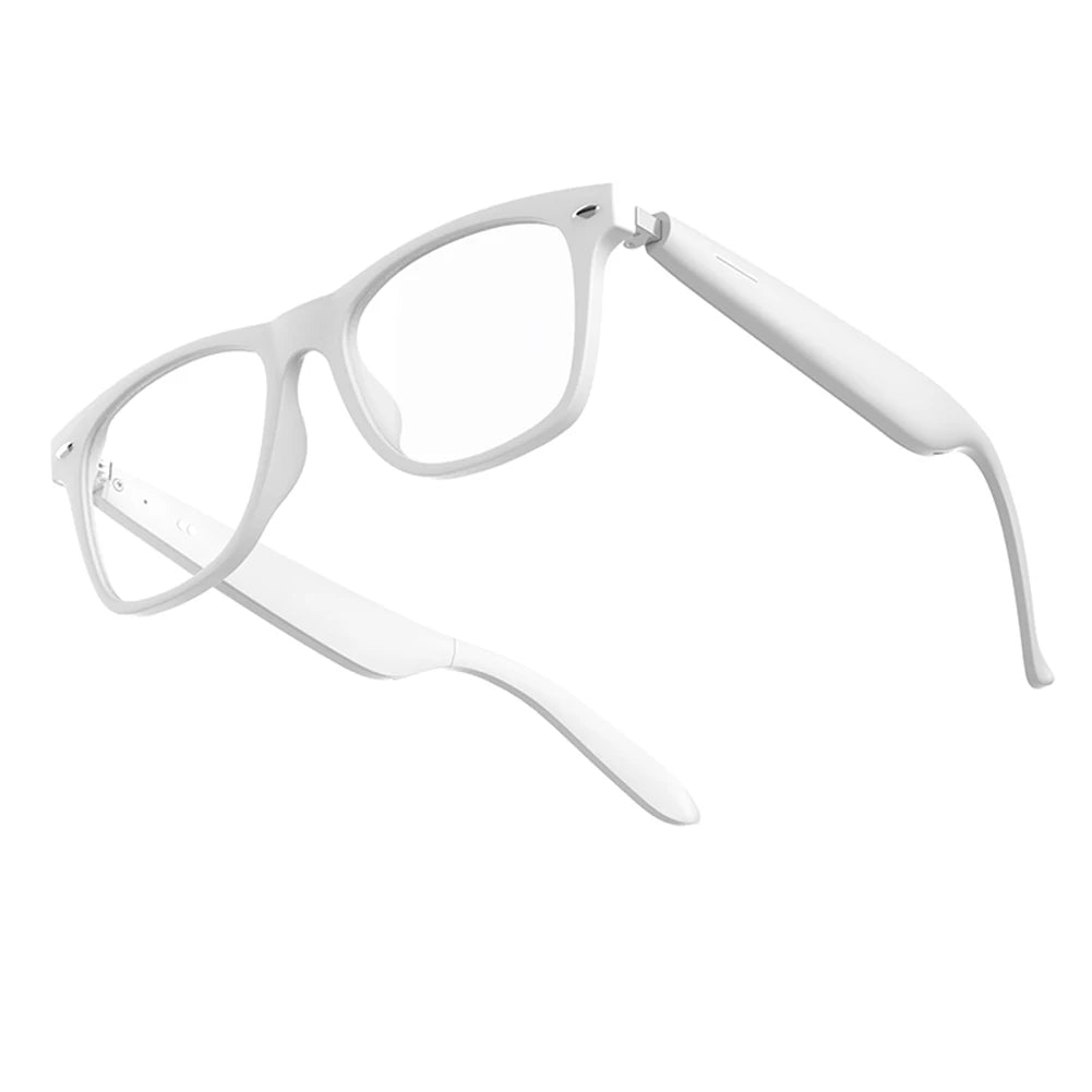 AI Intelligent Translation Glasses Sports Driving Sunglasses Support Zpaxo White