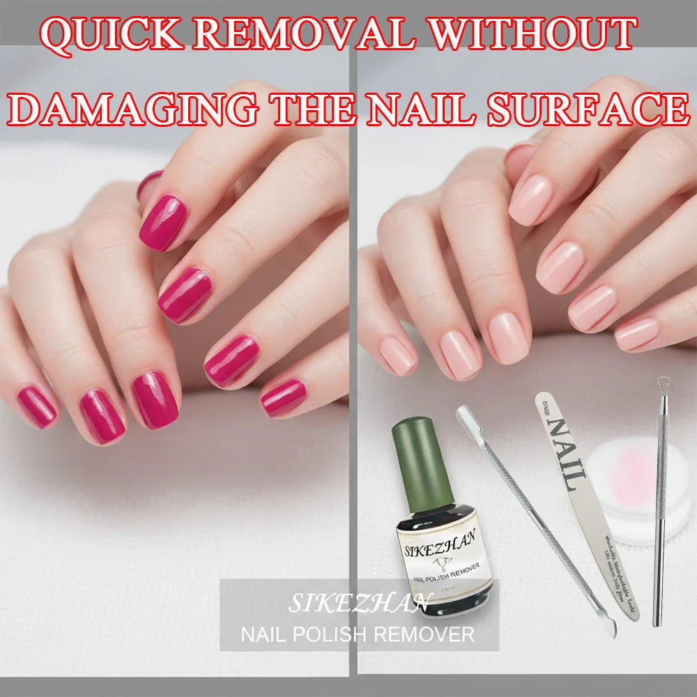 A Portable Home Nail Care Set with Gentle and Quick Removal of Nail Polish Remover and Tool That Does Not Harm The Nails Zpaxo