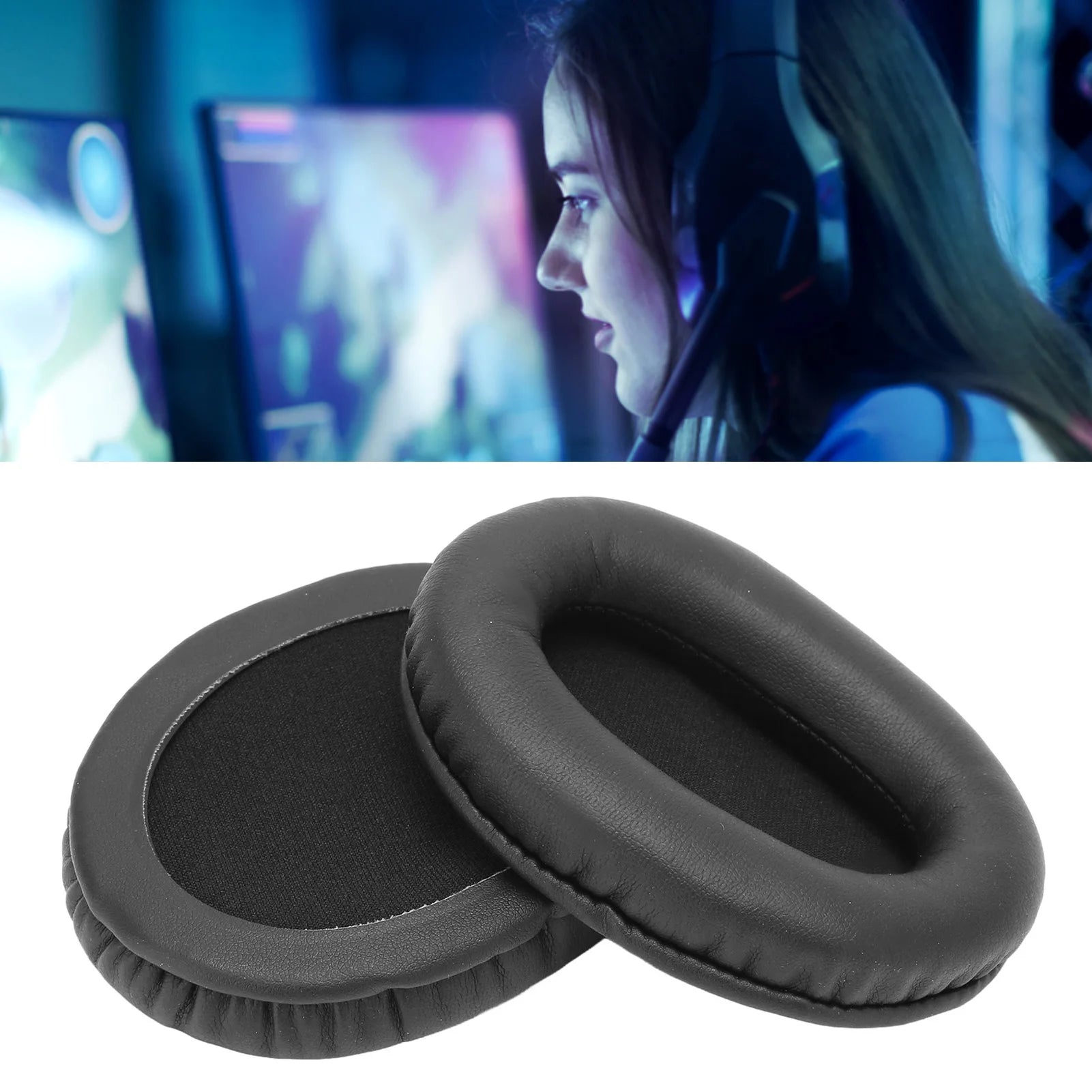 Headphone Ear Pads Soft Breathable Replacement Headset Cushions