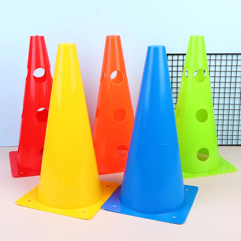 Barrier Football Road Flat Training Cone Perforated Sign Obstacles Zpaxo