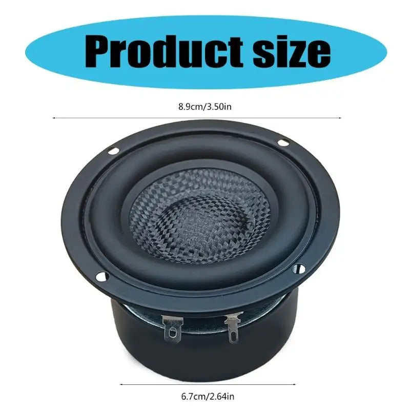 652F Subwoofer Sound Speaker Rubber Round 6Ohm 8Ohm Low Frequency Zpaxo