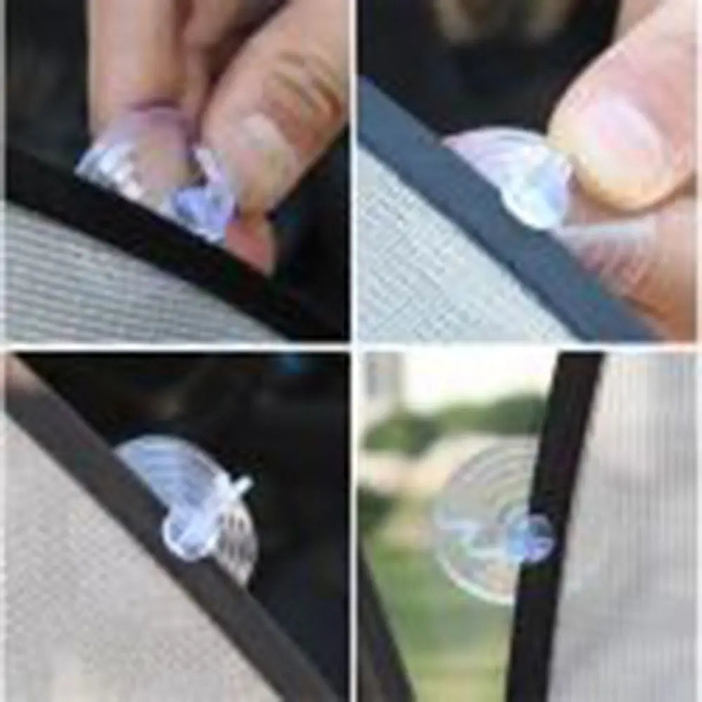 Durable Black Curtain Protector UV Protection Car Sun Shade 3D Zpaxo