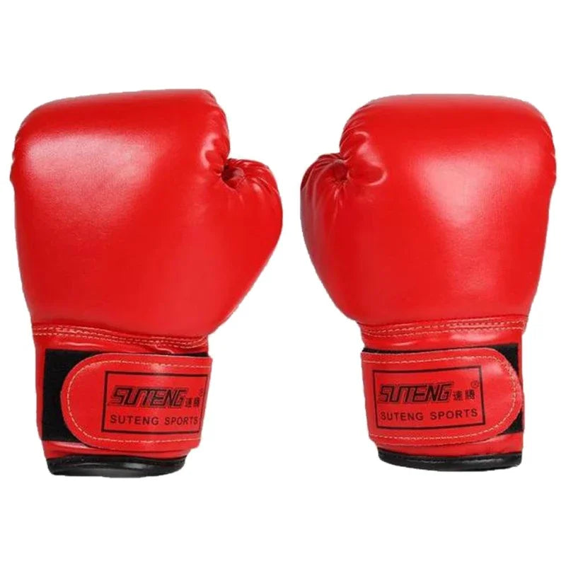 Children's Boxing Hand Gloves Children's and Youth Boxing Bags Taekwondo Muay Thai Mitt MMA Training Spare Sports Gloves Zpaxo Red