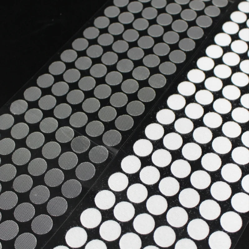500pair 10/15/20mm White Dot Sticker Self Adhesive Fastener Hook and Loop Tape Nylon Strong Glue Adhesivo Zpaxo