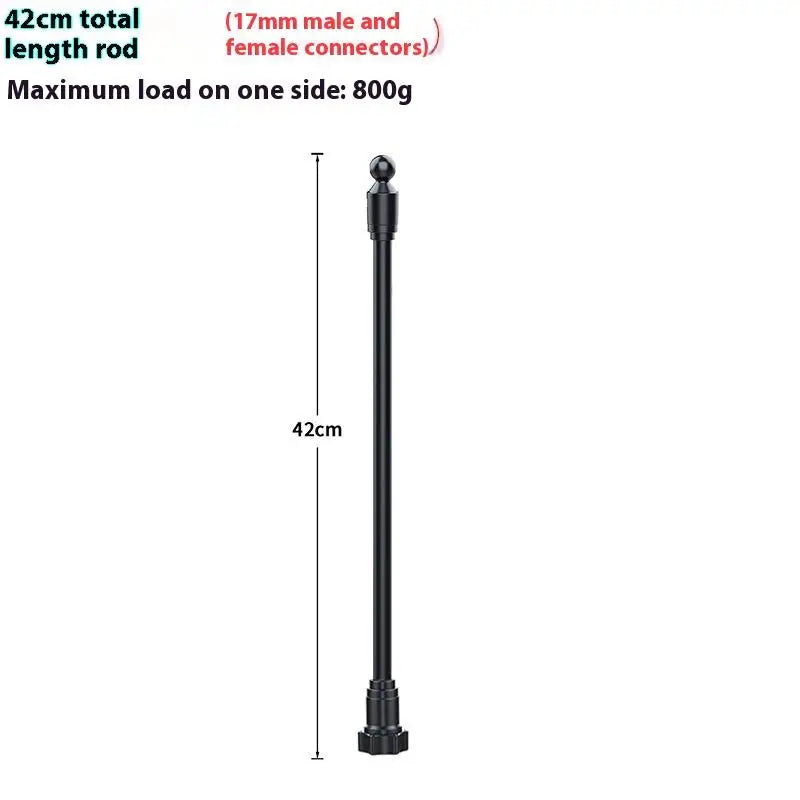 360° Rotating 17mm Ball Mount Extension Arm for Car Vent & Dash