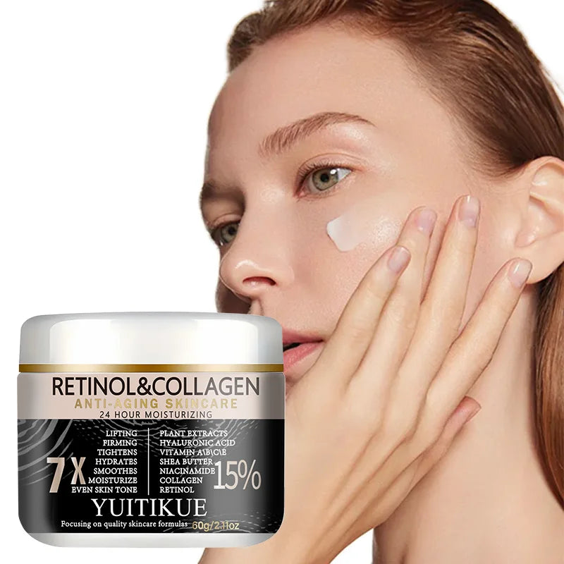 YUITIKUE Retinol Collagen Face Cream 7X Anti-Aging Moisturizer Anti-Aging Face Cream Zpaxo