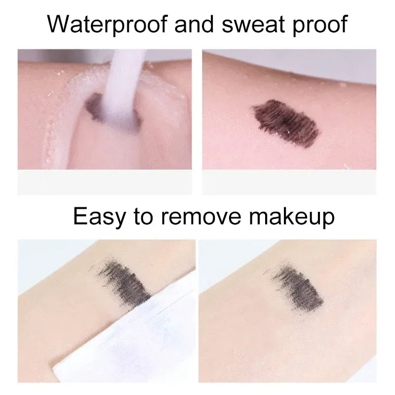 Black Brown Mascara 3D Lengthens Eyelashes Extra Volume Waterproof Zpaxo