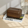 CMNew Chinese-style Simple Walnut Tissue Box Household Solid Wood