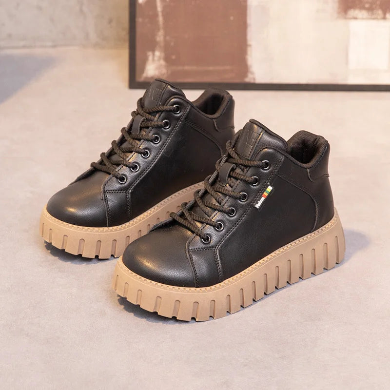 2023 Korean Version Autumn Winter All-in-one Shoes Students Increase Zpaxo