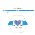 Personalized Peach Heart Dog Collar Adjustable Fit Small Medium Dogs