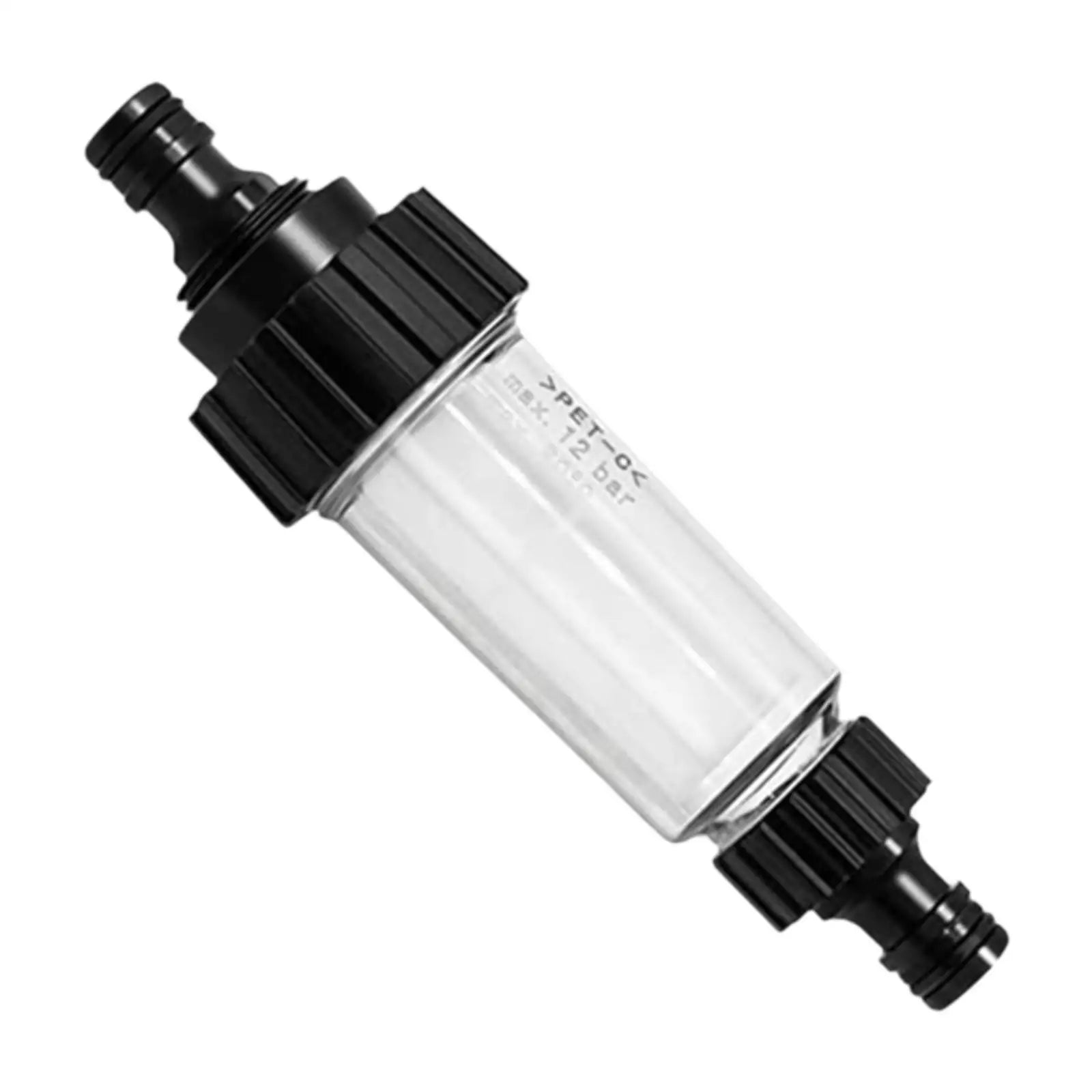 Professional Garden Hose Inlet Filter with 3/4 Thread for High Pressure Water Sprayer Car Wash Tool Zpaxo Black