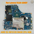 Lenovo V110-15AST Laptop Motherboard AMD E2-9010 R5 M430 CPU 4GB