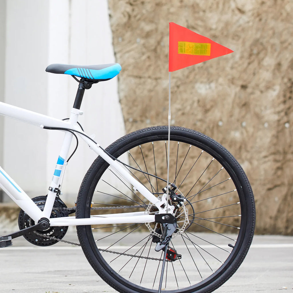 Bicycle Safety Reflective Flag Enhanced Visibility Night Cycling