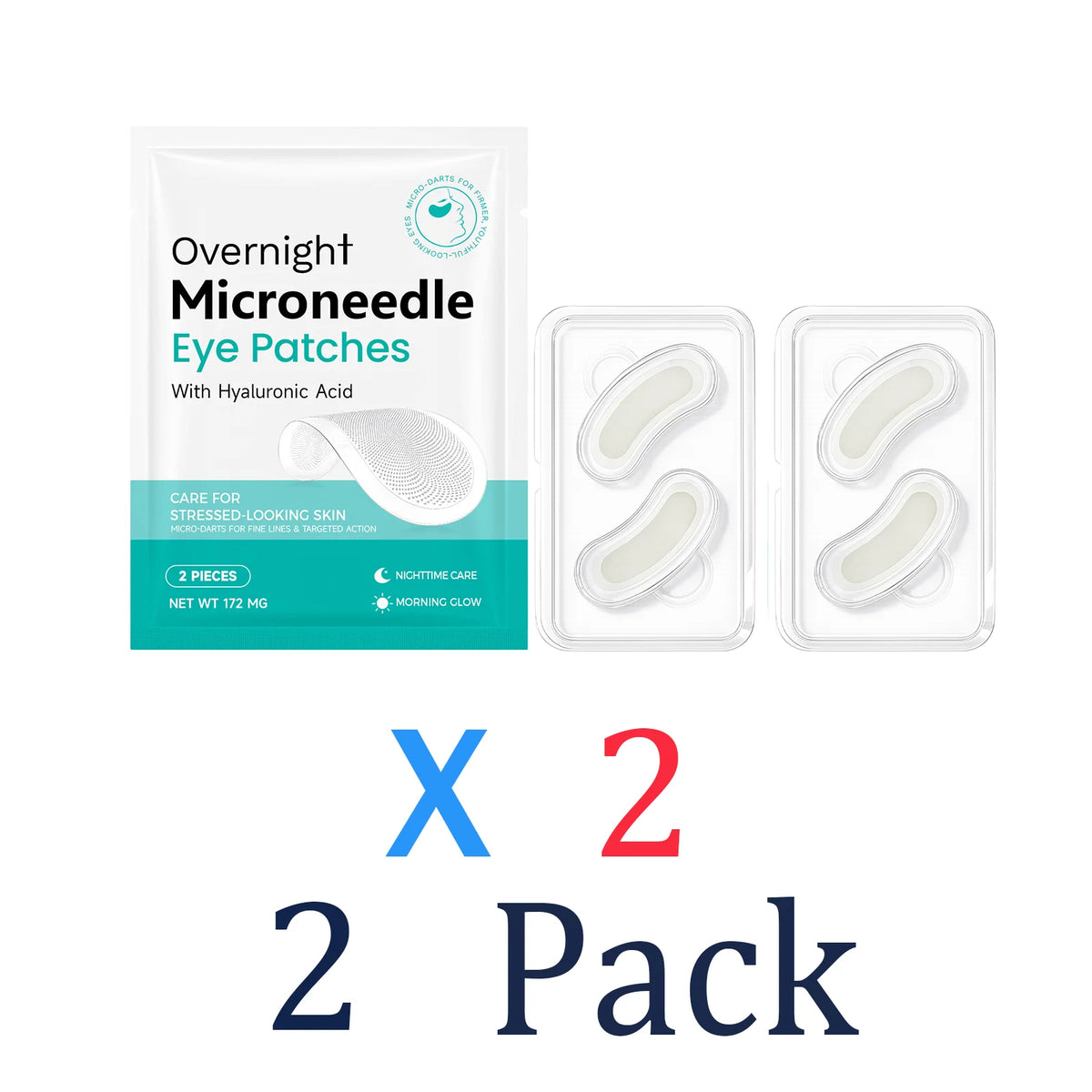 Vitamin E Microneedle Eye Patches 0.25mm Stabilizing Restoring Chapped Skin Care Anti Dryness Skin Nourishment Seasonal Repair Zpaxo 2 Pack