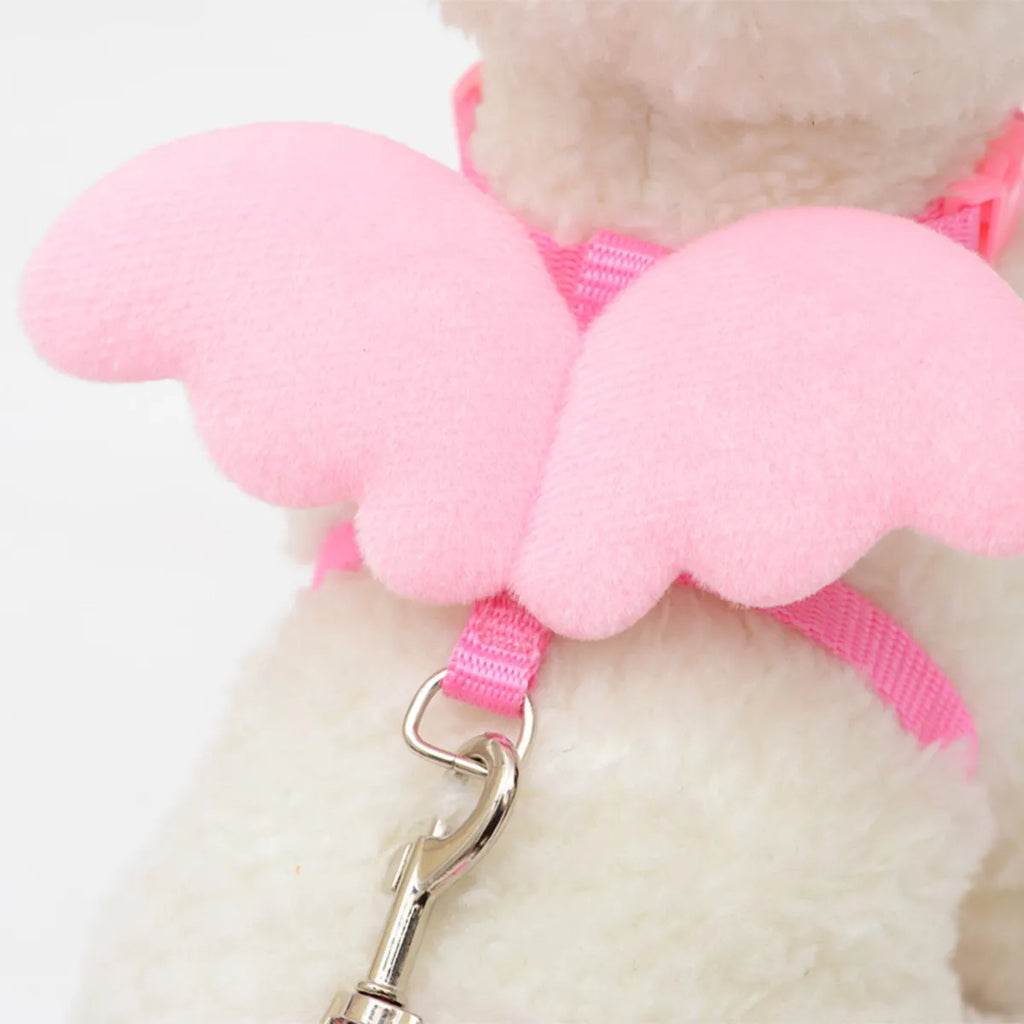 Premium Adjustable Pet Harness Dogs Cats Angel Wing Quick Release