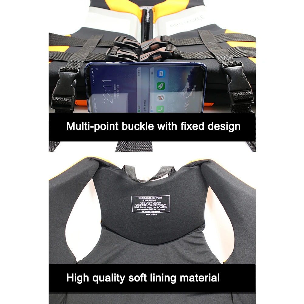 Water Sports Life Vest Buoyancy Boating Skiing Driving Lightweight Zpaxo