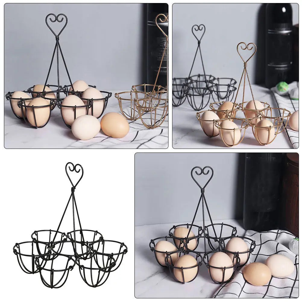 Egg Holder Display Tray Storage Rack Stand