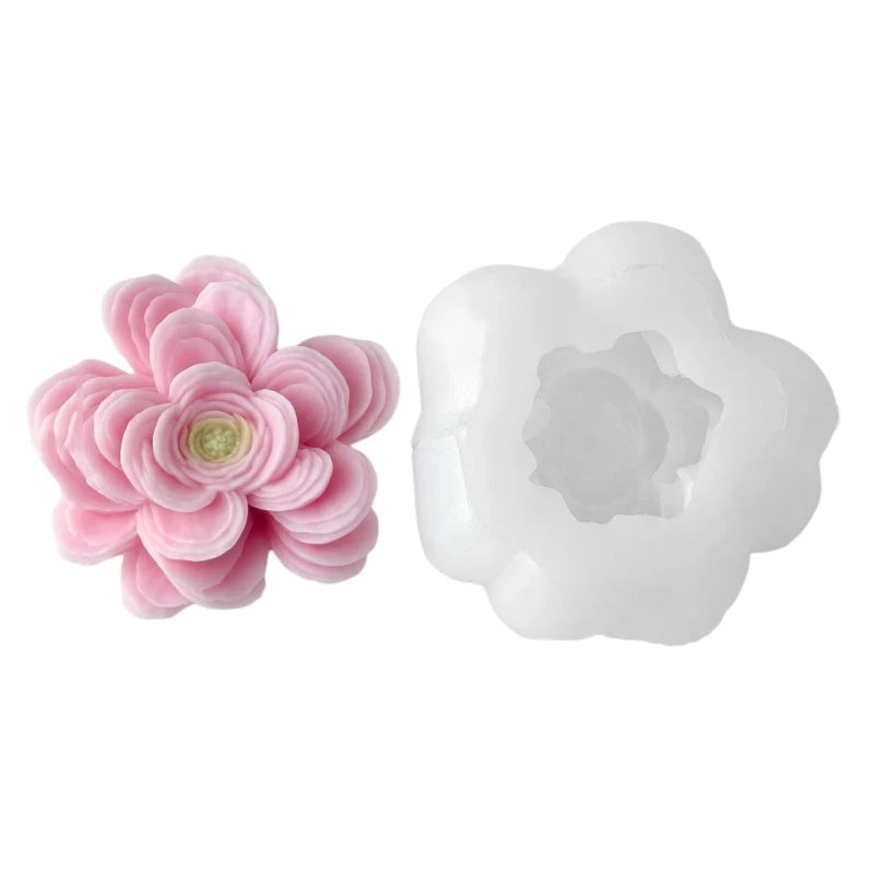 Silicone Mould Crystals Drip Flower Decorations Crafting Home Art