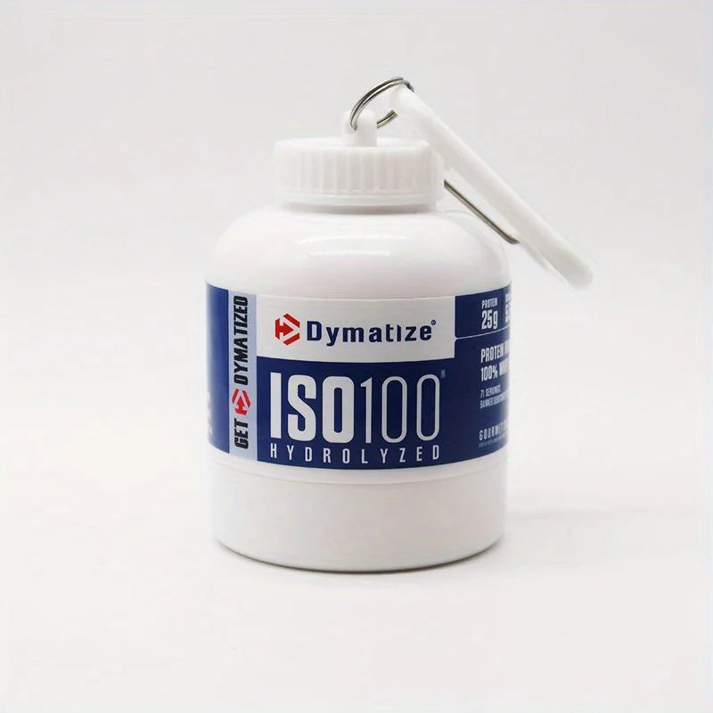 Outdoor Sport Mini Portable Protein Container Powder Bottle Whey Zpaxo WHITE