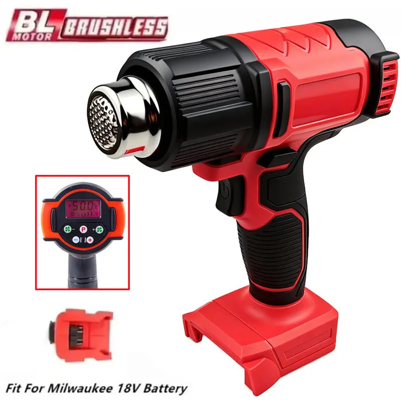 Milwaukee 18V Battery Air Gun 60-540 Adjustable Cordless Heat 3