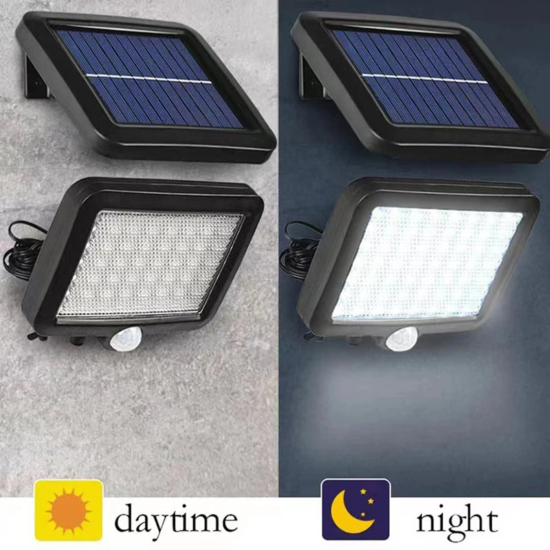 56 LED Solar Outdoor Floodlight – Motion Sensor & IP65