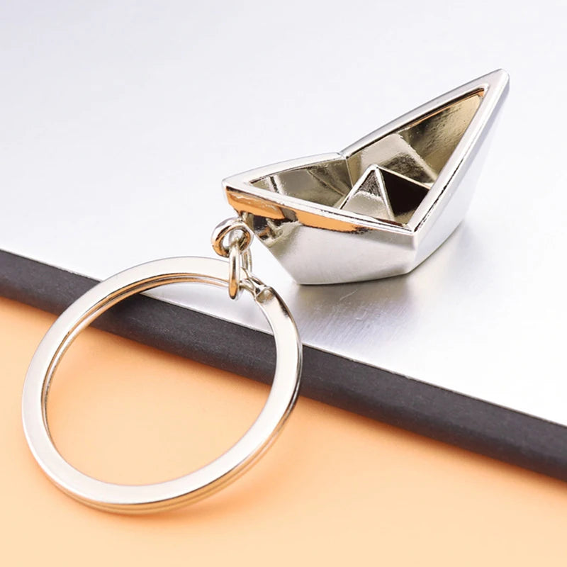 Men's Sailing Metal Alloy Boat Key Chains Rings Lucky Sailor Men Zpaxo