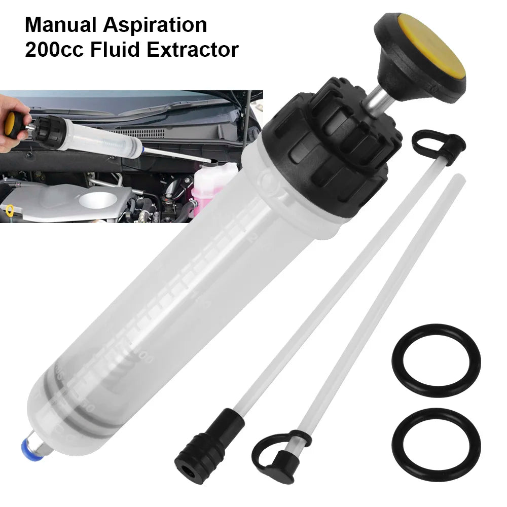Car Tool Oil Fluid Extractor Manual Transfer Pump 200cc Filling
