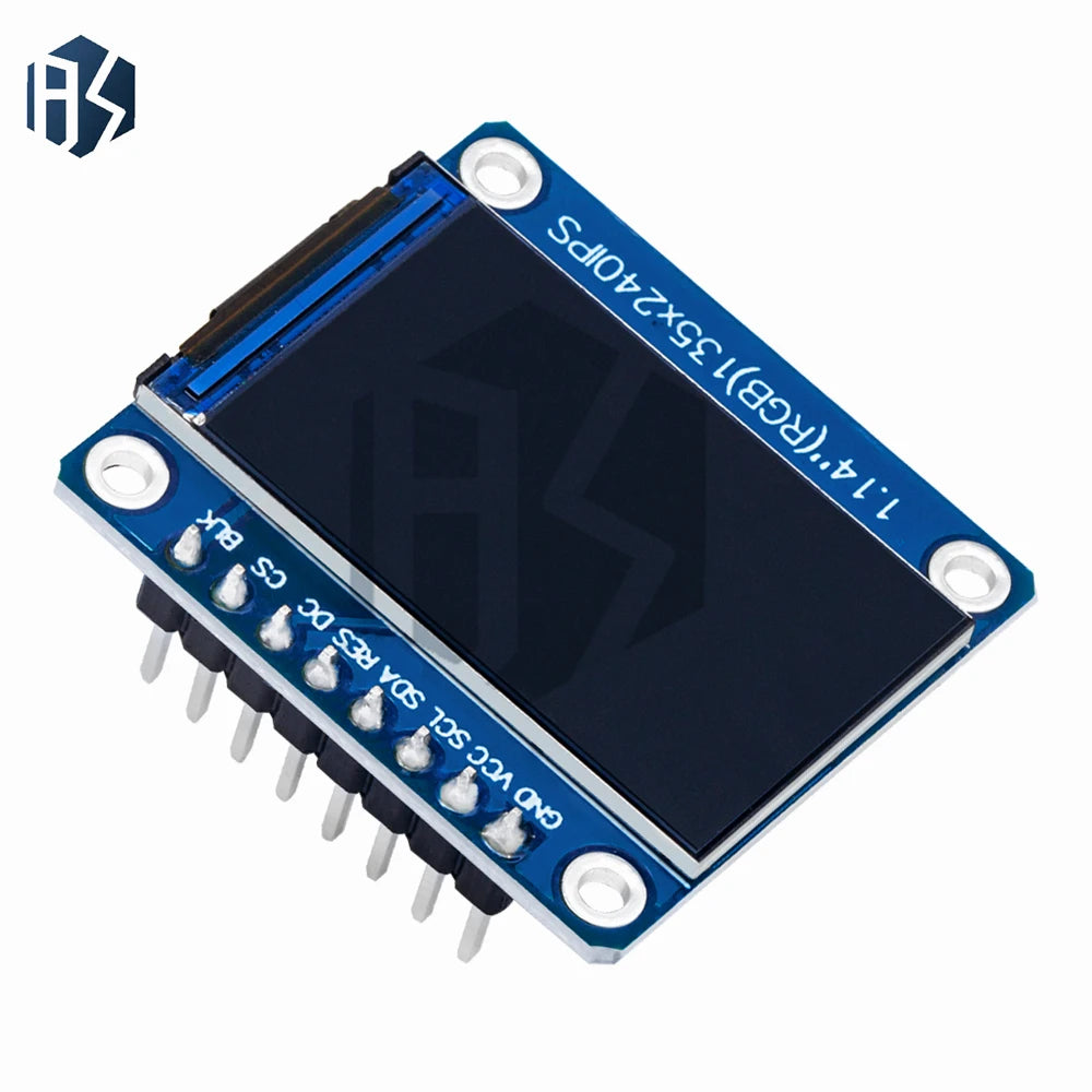 1pcs/5pcs/10pcs New IPS 1.14 inch 3.3V 8PIN SPI HD Full Color TFT Display Screen ST7789 Drive IC 135*240 Zpaxo