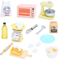 Miniature Dollhouse Kitchen Accessories Realistic Play Food Toys Tiny