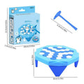 Penguin Ice-breaking Game ABS Hand-eye Coordination Puzzle Challenge