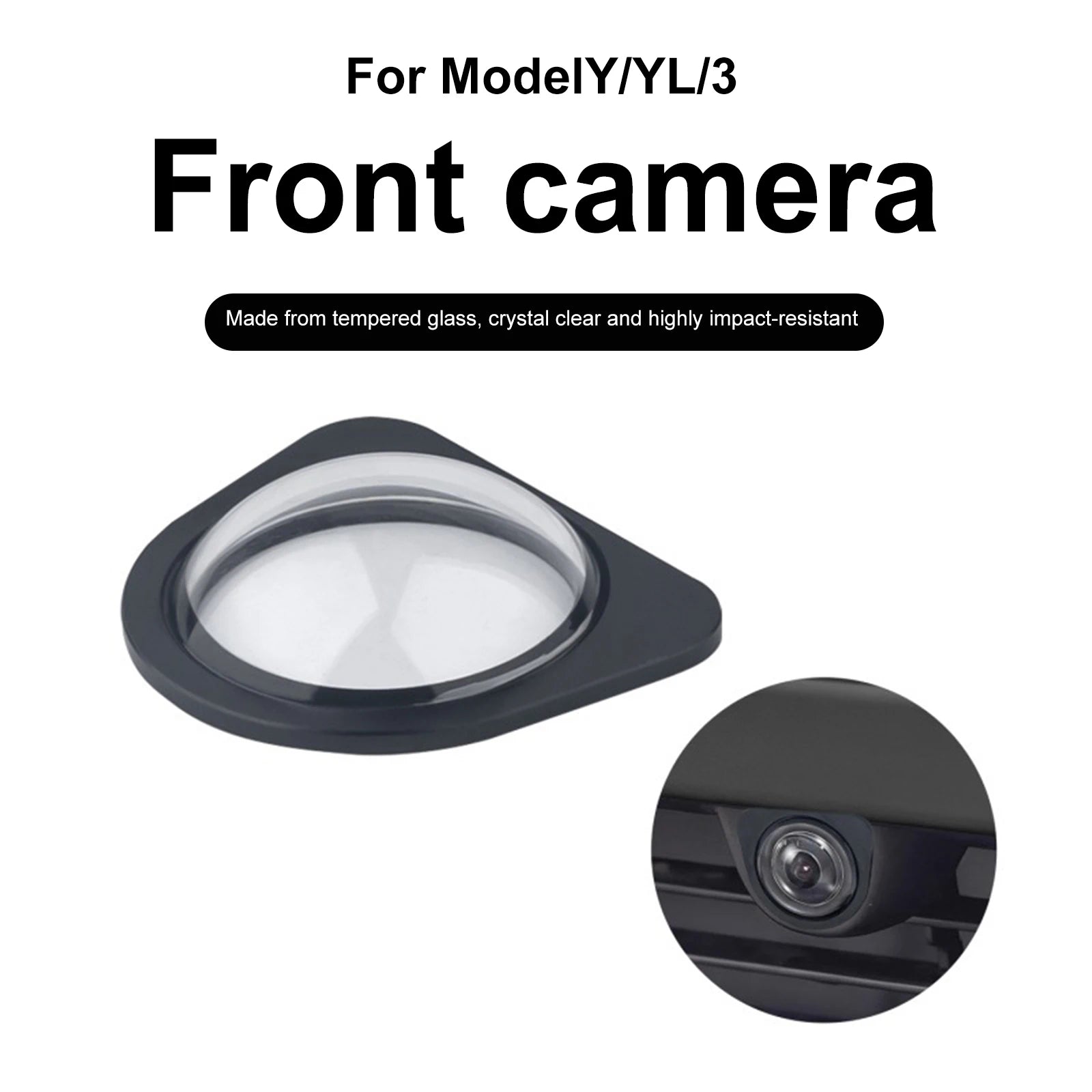 YZ Tesla Model Y Juniper YL 2025 Front Rear Bumper Camera Lens Guard Zpaxo