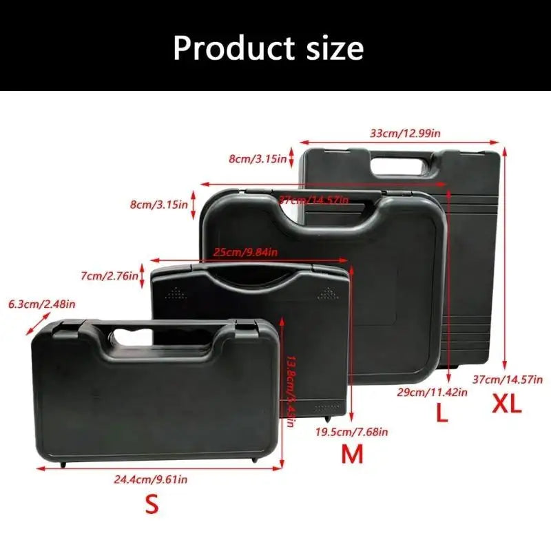 Resilient Microphone Storage Box Featuring Customizable Interior & Convenient Carry Handle Microphone Travel Case Zpaxo