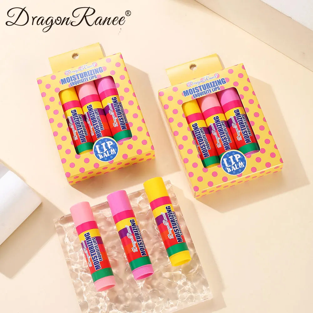 3-Piece Lipstick Set, Moisturizing, Color-Changing, Hydrating Lipstick, Deep Hydration, Color Development, Autumn and Winter Valentine's Day Gift Lipstick Set Zpaxo