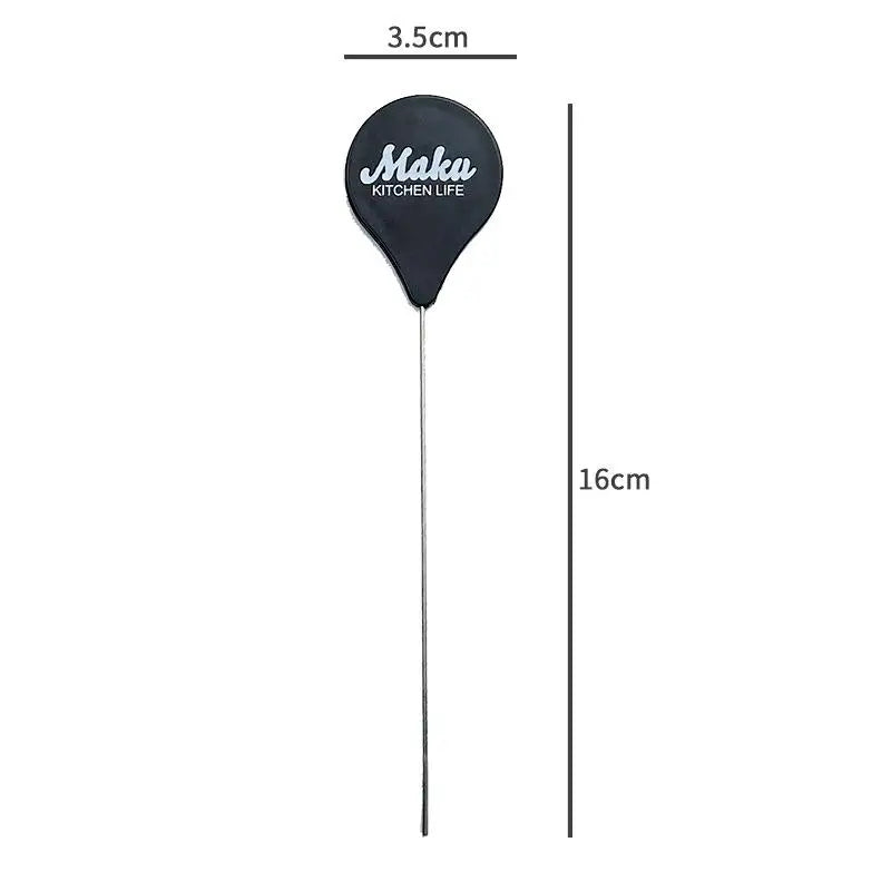 Cake Tester Probe Reusable Stainless Steel Testing Needle Sticks Zpaxo Black