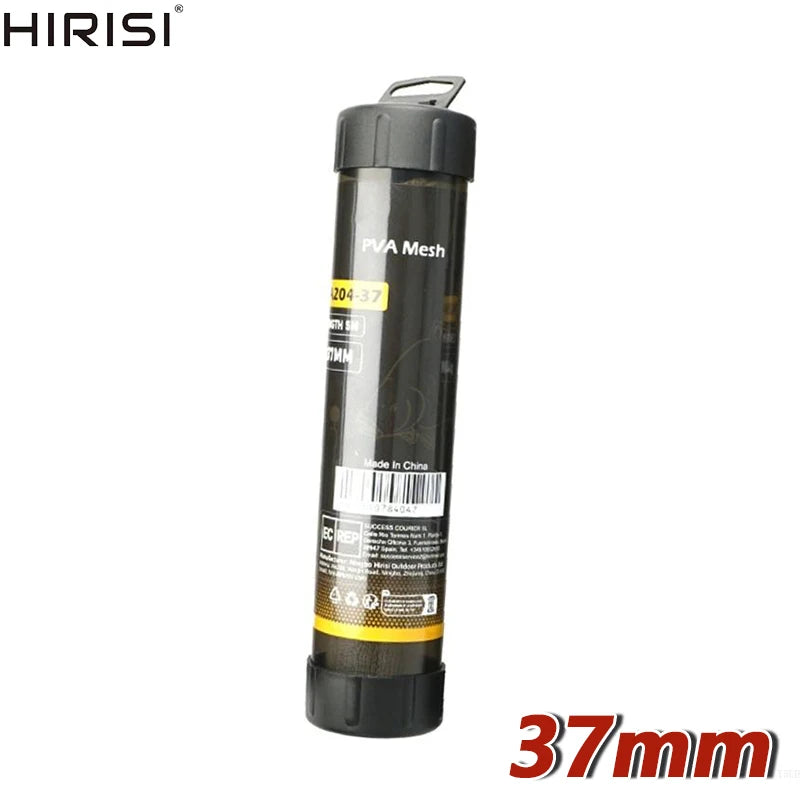 Hirisi 1Pcs Carp Fishing PVA Mesh In Tube for Fishing Bait 25/37/44mm Size Quick Dissolving Carp Fishing Feeder Accessories Zpaxo PA204-37mm